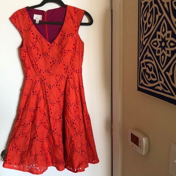 Donna Morgan Modcloth Eyelet Fit & Flare Sundress - Picture 2 of 5